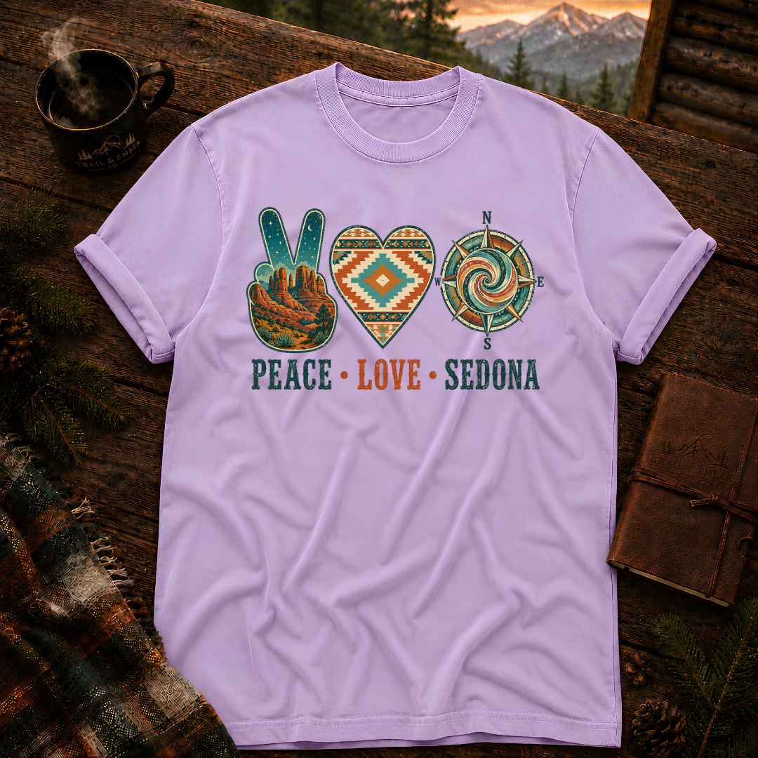 Peace Love Sedona - Comfort Colors T-Shirt