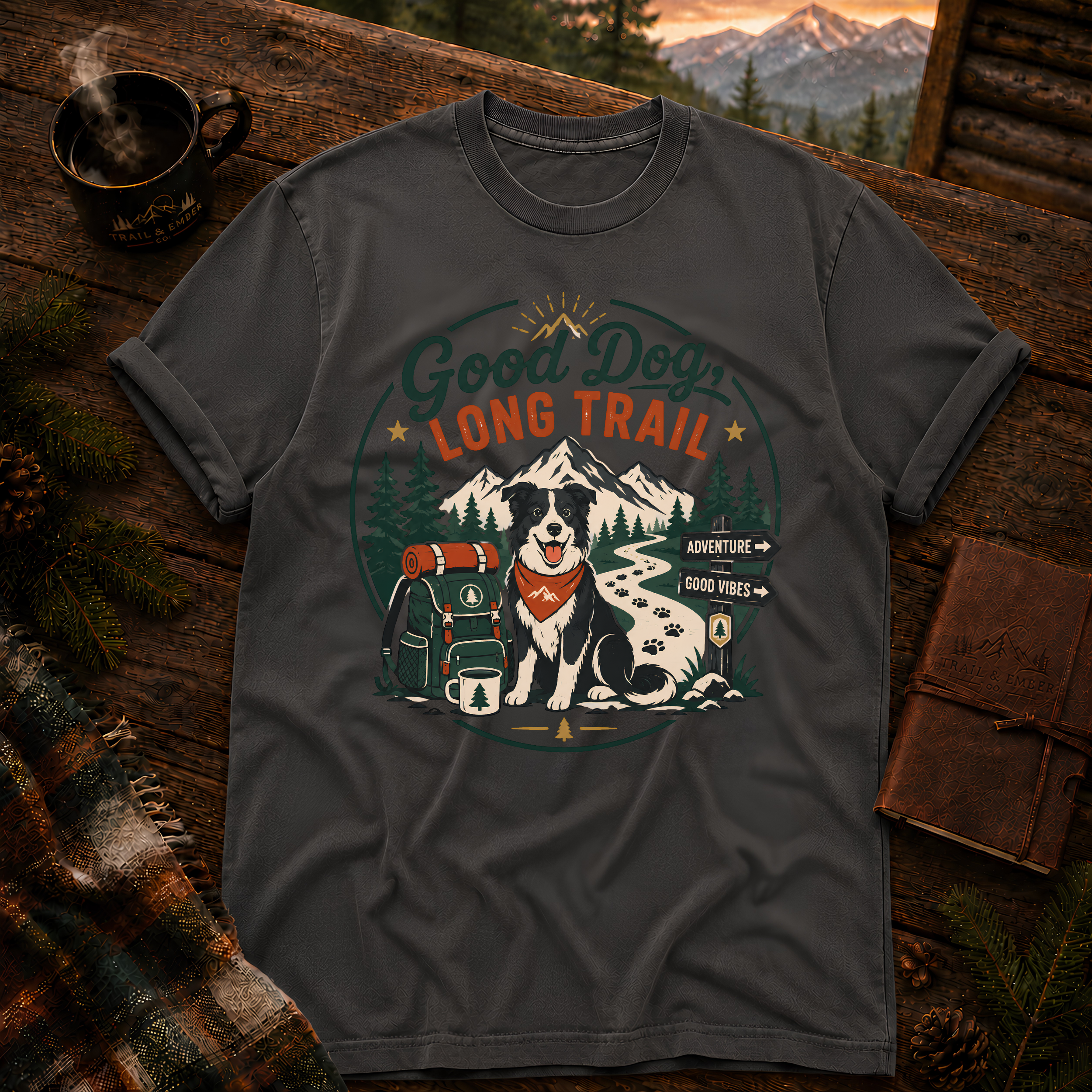 Good Dog Long Trail - Comfort Colors T-Shirt