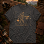 Pepper Comfort Colors 1717 t-shirt with vintage Bigfoot Halloween trail cam design — Trail & Ember Co.