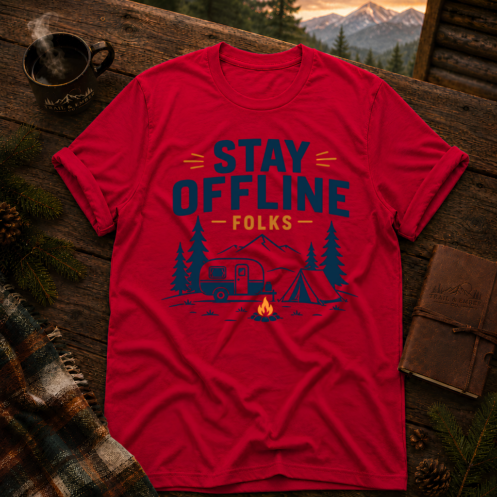 Stay Offline Camp T-Shirt