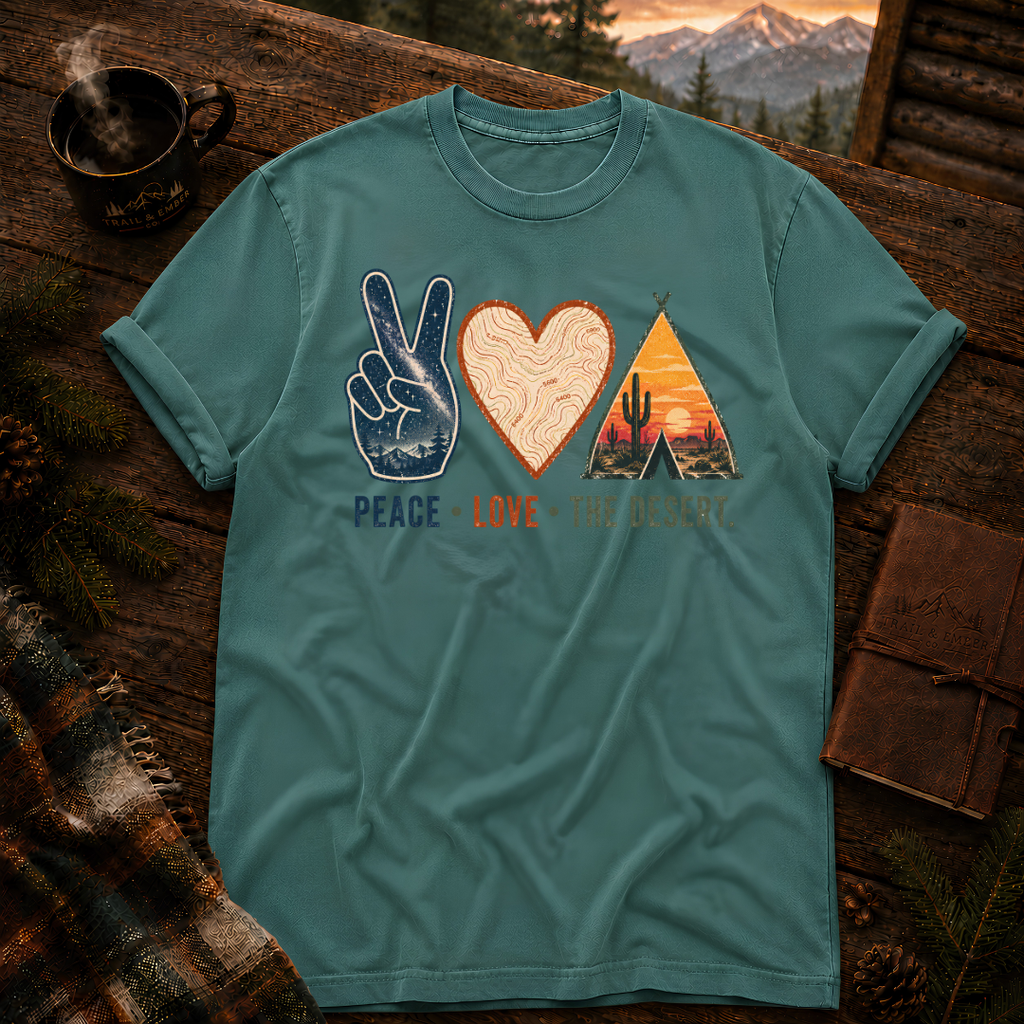 Peace Love Desert - Comfort Colors T-Shirt