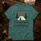 Seafoam Comfort Colors 1717 t-shirt with Camp More Complain Less design — Trail & Ember Co.