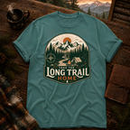 Seafoam Comfort Colors 1717 t-shirt with Take the Long Trail design — Trail & Ember Co.