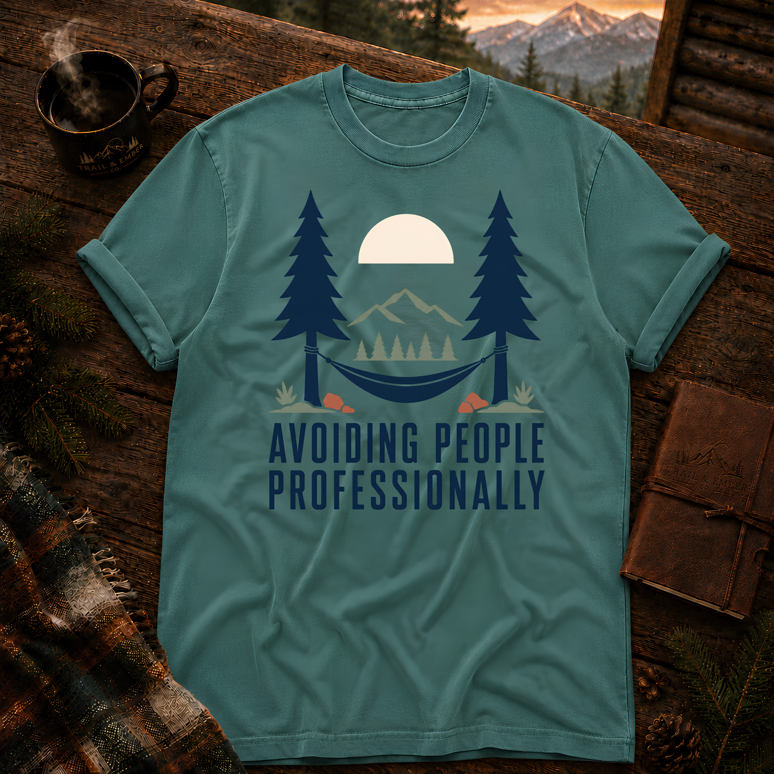 Avoiding People Professionally - Comfort Colors T-Shirt