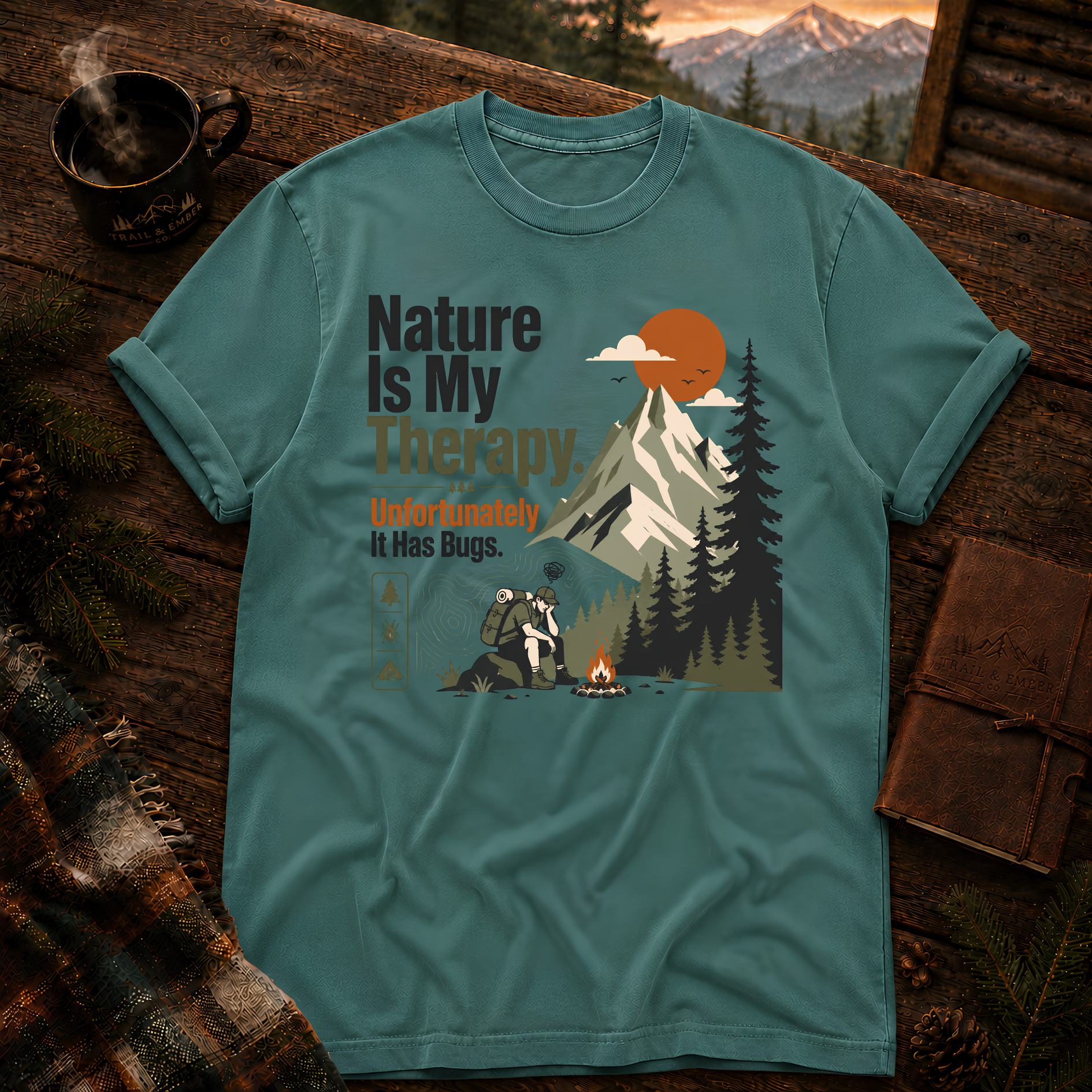 Find your own trail - Comfort Colors T-Shirt