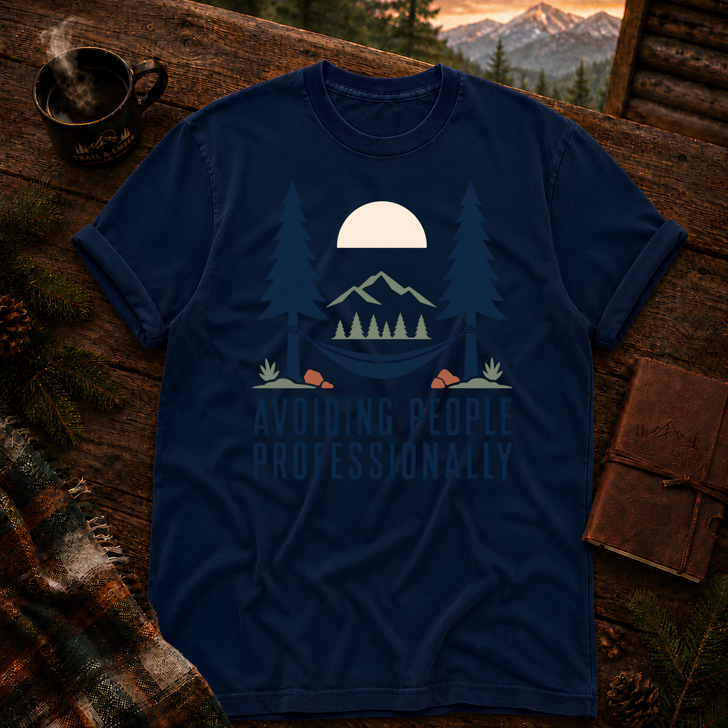 Avoiding People Professionally - Comfort Colors T-Shirt