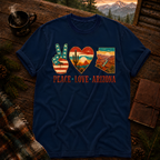 Peace Love Arizona RWB - Comfort Colors T-Shirt