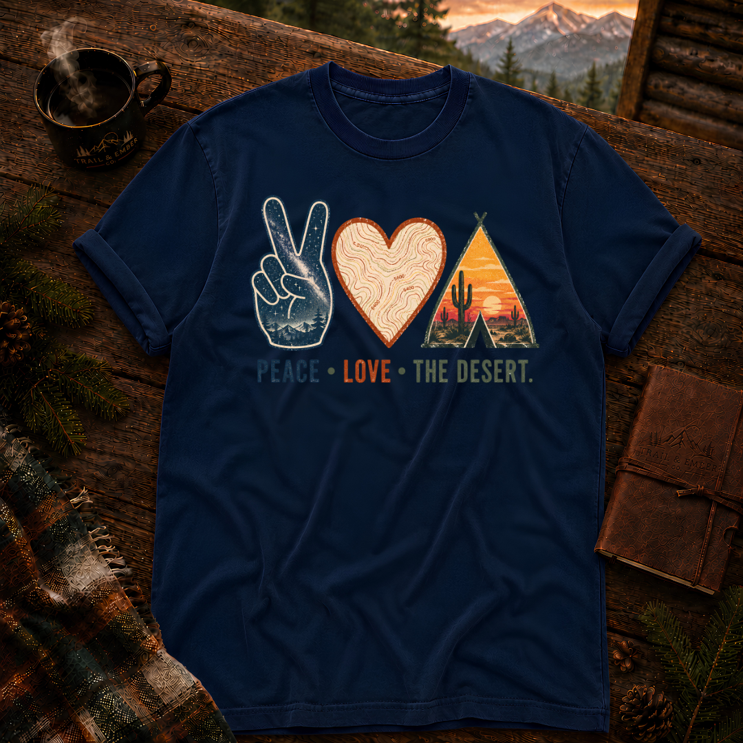 Peace Love Desert - Comfort Colors T-Shirt