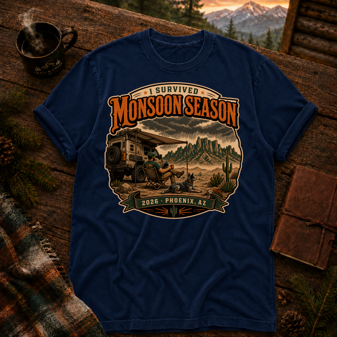 I Survived Monsoon Season - Comfort Colors T-Shirt