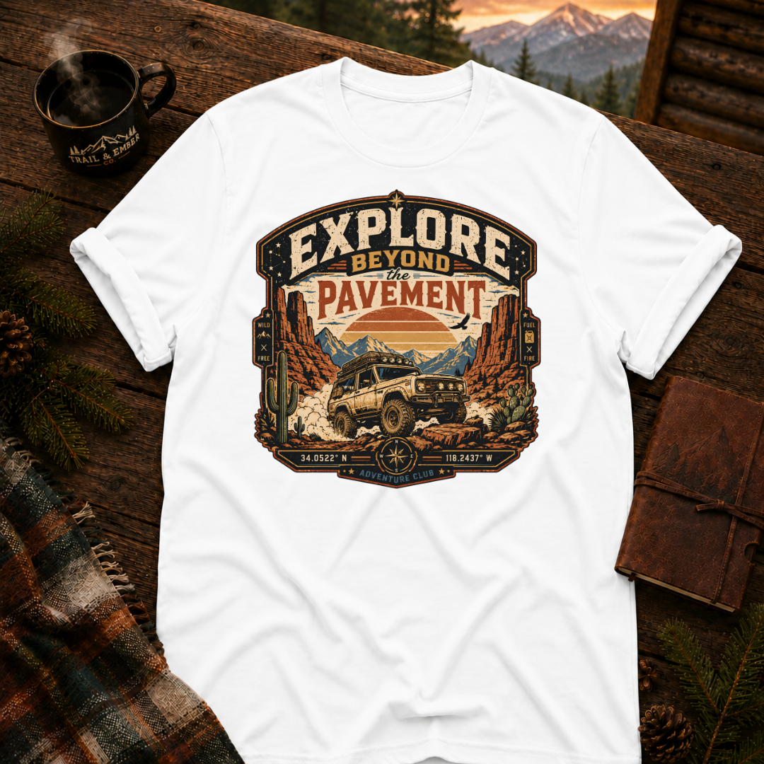 Explore More, Pavement Less T-Shirt