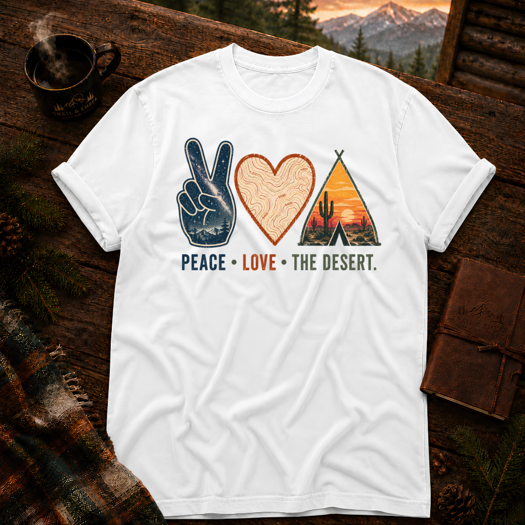 Peace Love Desert - Comfort Colors T-Shirt