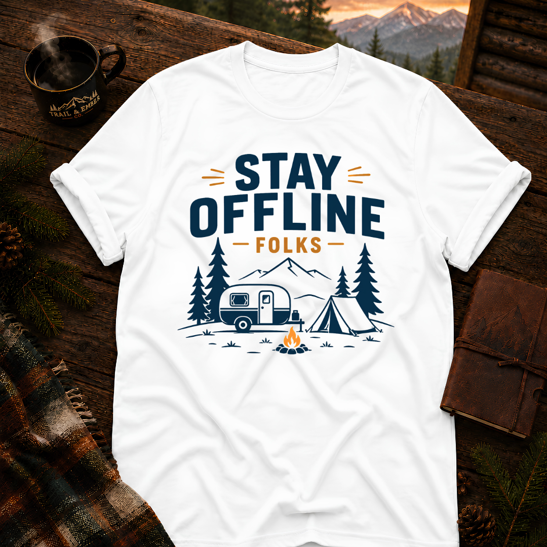 Stay Offline Camp T-Shirt