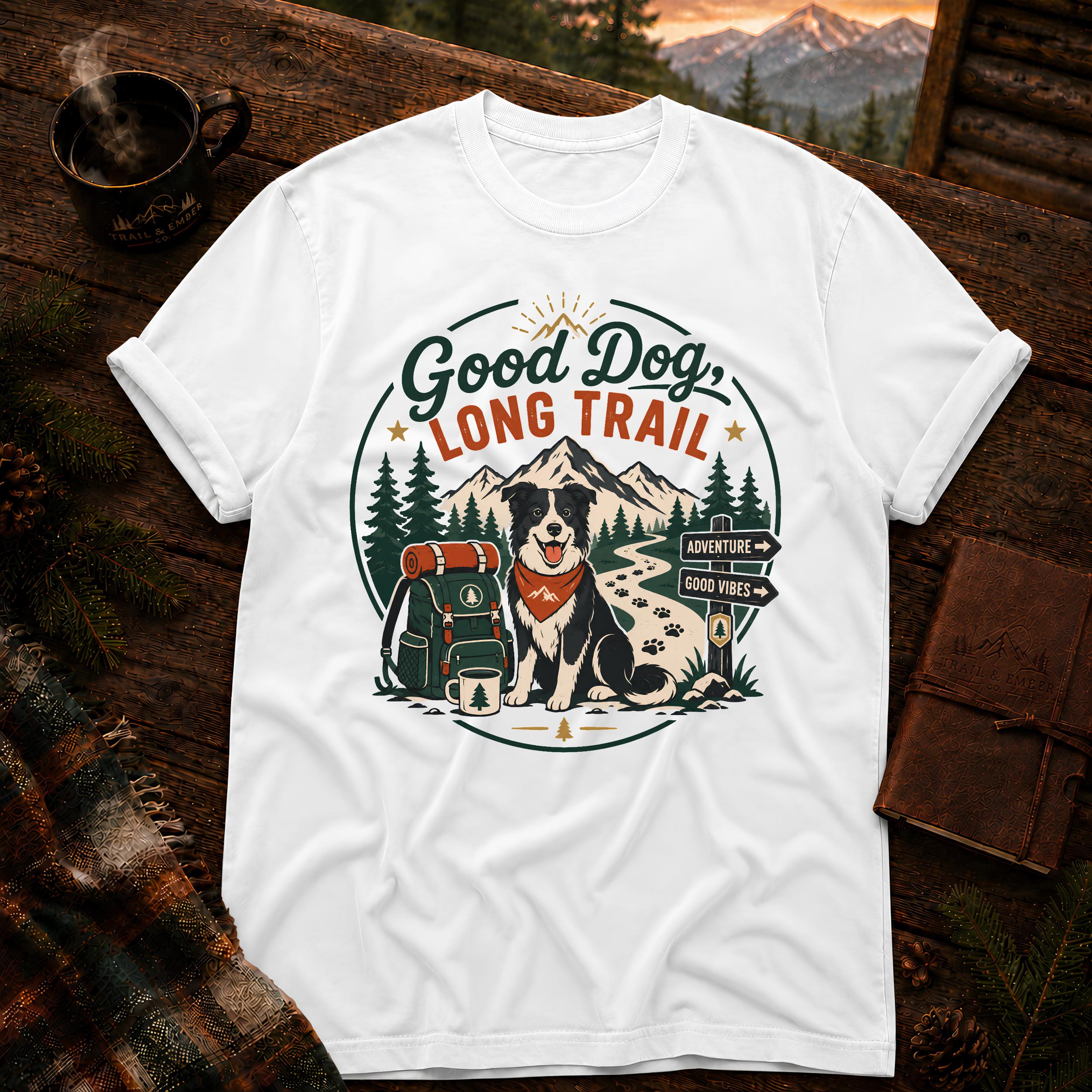 Good Dog Long Trail - Comfort Colors T-Shirt