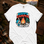 Happy Camper Comfort Colors T-Shirt in White