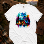 Neon Camp 2.0 Comfort Colors T-Shirt in White