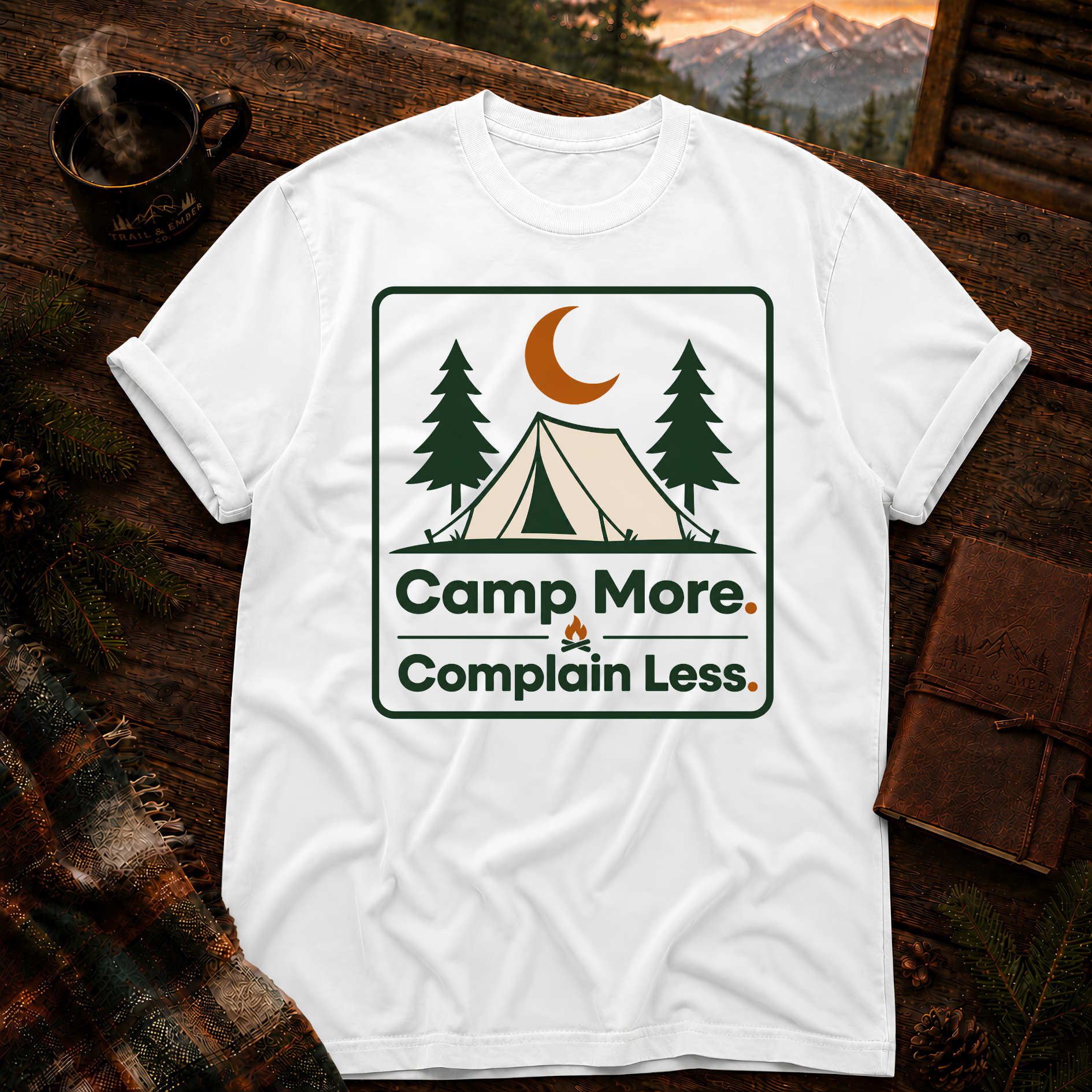 Camp More Complain Less - Comfort Colors T-Shirt