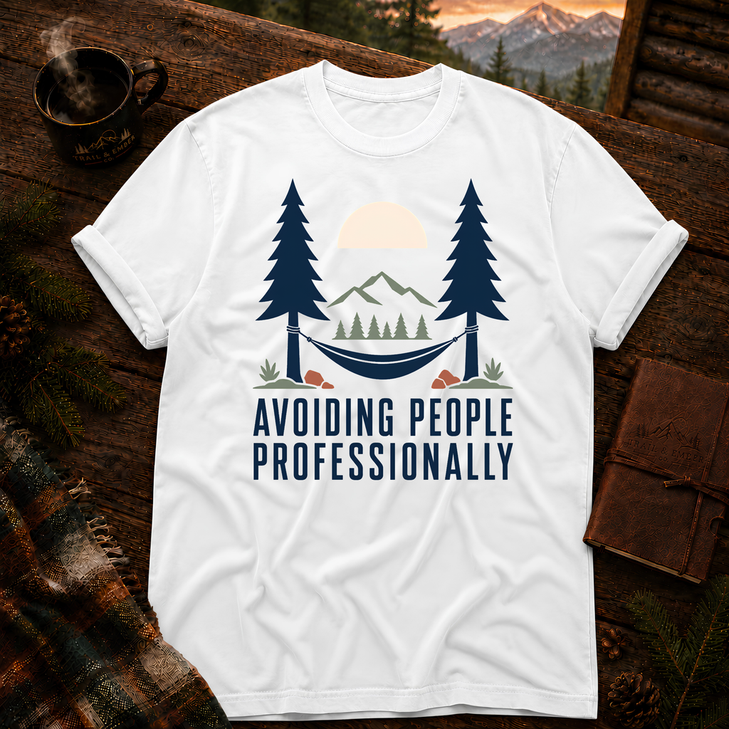 Avoiding People Professionally - Comfort Colors T-Shirt