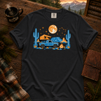 Neon Camp Truck Comfort Colors T-shirt in Black — Trail & Ember Co. custom mockup