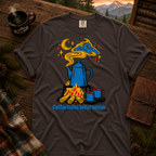 Neon Coffee Comfort Colors T-Shirt in Graphite